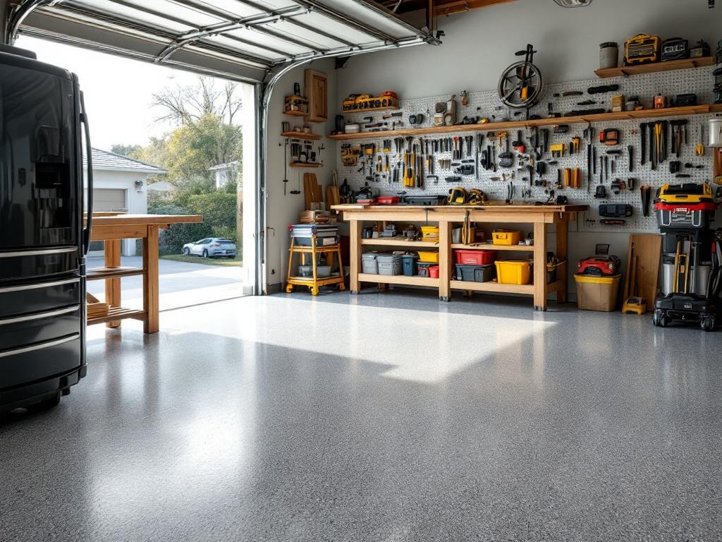 Workshop floor coating Converse